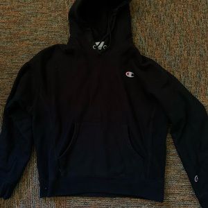 CHAMPION BLACK HOODIE
